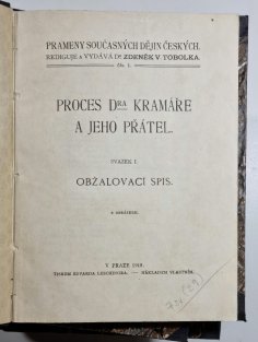Proces Dra. Kramáře a jeho přátel 1. - 7. 