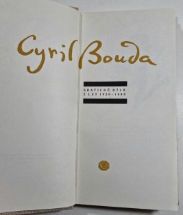 Cyril Bouda - Grafické dílo z let 1920-1980