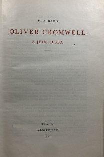 Oliver Cromwell a jeho doba