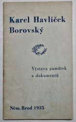 Karel Havlíček Borovský - Výstava památek a dokumentů - 