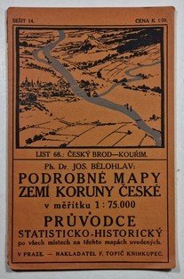Podrobné mapy zemí Koruny České, List 68 - Český Brod-Kouřim