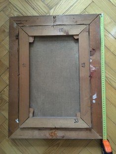 Zdeněk Burian - olej na plátně - Portrét  neznámého muže 1943