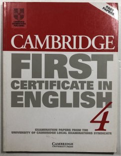 Cambridge First Certificate in English 4