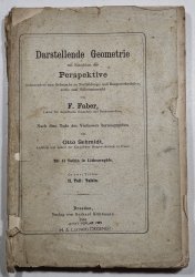 Darstellende Geometrie mit Einschluss der Perspektive - 