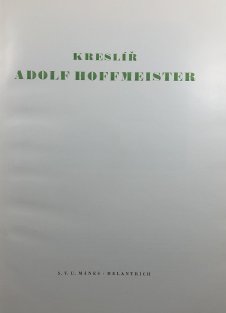 Kreslíř Adolf Hoffmeister