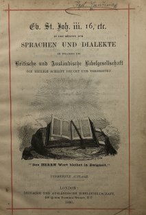 Evangelium Johannis 3.16 in 296 verschiedenen sprachen