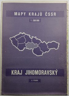 Mapy krajů ČSSR 1:200 000 - Kraj Jihomoravský