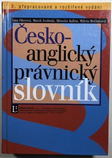 Česko-anglický právnický slovník