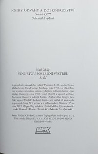 Vinnetou 3. díl - Poslední výstřel  (SBĚRATELSKÉ VYDÁNÍ)