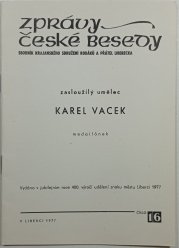 Karla Vacek - Zprávy České besedy 16 - 
