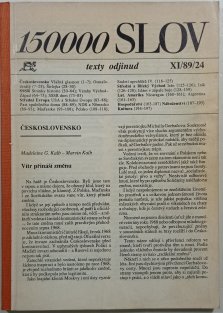 150000 slov - texty odjinud XI/89/24