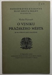 O vzniku pražského města - 