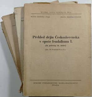 Přehled dějin Československa v epoše feudalismu I.- IV.