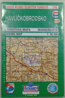 mapa - KČT 46 - Havlíčkobrodsko