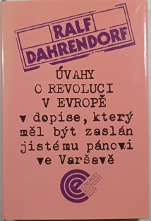 Úvahy o revoluci v evropě v dopise, který měl být zaslán jistému pánovi ve Varšavě