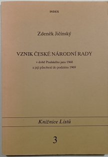 Vznik České národní rady