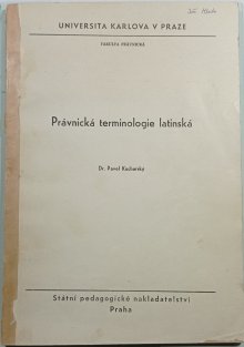 Právnická terminologie latinská