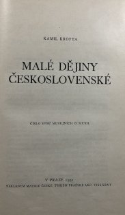 Malé dějiny československé