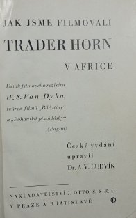Jak jsme filmovali Trader Horn v Africe
