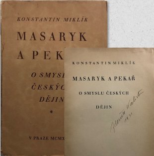 Masaryk a Pekař - o smyslu českých dějin