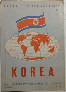 Korea - soubor politických map č.1