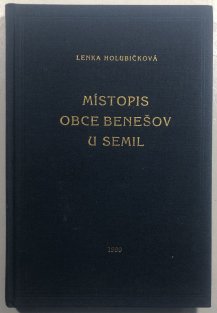 Místopis obce Benešov u Semil