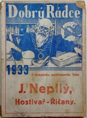 Dobrý Rádce 1933 - z drogerie, parfumerie, foto