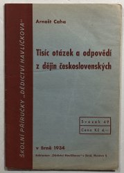 Tisíc otázek z dějin československých - 