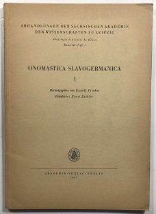 Onomastica slavogermanica I.