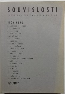 Souvislosti 1-31 / 1997 - Slovinsko (Revue pro křesťanství a kulturu)