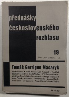 Přednášky čs. rozhlasu - TGM