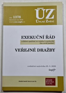 ÚZ 1378 - Exekuční řád / Veřejné dražby