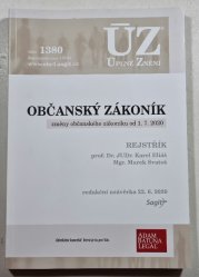 ÚZ 1380 - Občanský zákoník - 