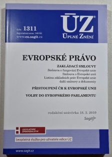 ÚZ 1311 - Evropské právo