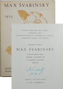 Max Švabinský - Soubor malířského a kreslířského díla 