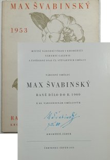 Max Švabinský - rané dílo do r. 1900