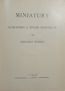 Miniatury: humoresky a studie historické