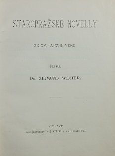 Staropražské novelly