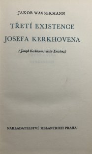 Třetí existence Josefa Kerkhovena