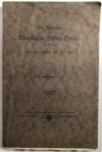 Die Urkunden des königlichen Stiftes Emaus in Prag aus den Jahren 1415 bis 1885. Band II.
