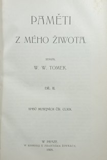 Paměti z mého života I.-II.