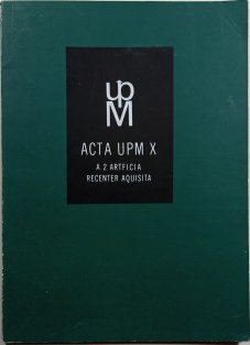 ACTA UPM X - sbírka Bohuslava Duška