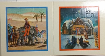 Das Weihnachts - Puzzle Bilderbuch