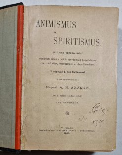 Animismus a spiritismus
