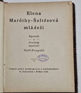 Elena Maróthy Šoltésová mládeži (slovensky)