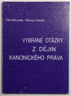 Vybrané otázky z dějin kanonického práva