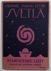 Staročeské listy svazek VI. - 