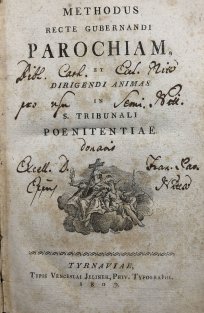 Methodus recte gubernandi parochiam dirigendi animas s. tribunali poenitentiae