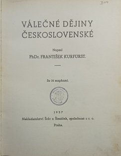 Válečné dějiny československé