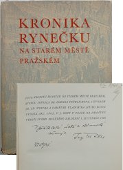 Kronika Rynečku na Starém městě pražském - 